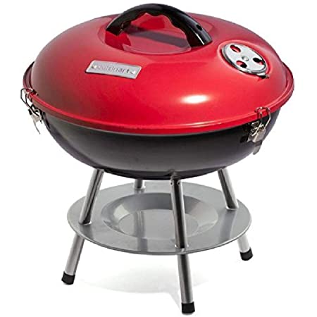 Cuisinart Portable Charcoal Grill, 14" (Red) $17.78