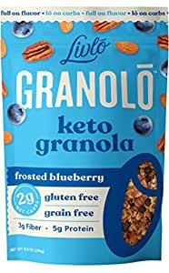 2 Livlo Keto Granola - Frosted Blueberry flavor 11.67 after promo and w/s&s $11.67