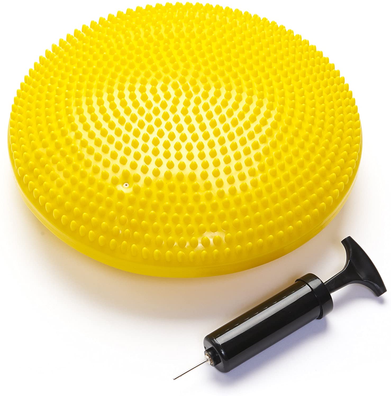 Black Mountain Products Exercise Balance Stability Disc w/ Hand Pump (Yellow) 6.49 $6.49