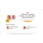 FREE! H-E-B Frozen Baby Potatoes, 16 oz., Cajun Style or Garlic with Parmesan - In-store B&amp;M only with clipped coupon (YMMV)