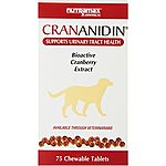 Nutramax Laboratories 75 Count Cranandin Pet Supplement $30.87 + Free Shipping on Amazon