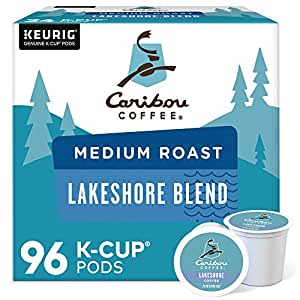 Caribou Coffee Lakeshore Blend, Single-Serve Keurig K-Cup Pods, Medium Roast Coffee, 24 Count (Pack of 4) $35.94
