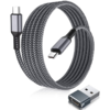 10' Elebase 100W USB C to C Cable (Gray) + USB 2.0 Adapter $5.99 + Free Shipping w/ Prime or $35+ orders