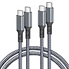 2-Pack 10' Basesailor 100W USB-C to Type-C Cable (Grey) $7.70 + Free Shipping w/ Prime or $35+ orders