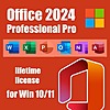 Microsoft Office Professional 2024 for Windows (Lifetime; Digital Delivery) $16.99