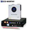 Eco-Worthy 5120Wh Backup Power 48V 100Ah LiFePO4 Battery V3 + 5000W Hybrid Inverter $1199.99 + Free Shipping