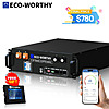 ECO-WORTHY 51.2V 100Ah 5.12KWh LiFePO4 3U Size V3 Lithium Battery $780 + Free Shipping