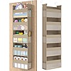 SONGMICS 5-Tier Over The Door Fabric Organizer w/ Pockets (Summer Sand/Dove Gray) $12.99 + Free Shipping w/ Prime or $35+ orders