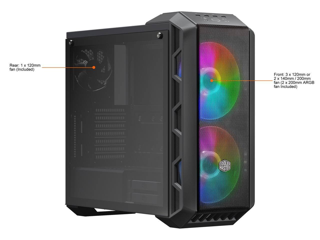 Cooler Master MasterCase H500 ARGB ATX Mid Tower Case $94.99 with code