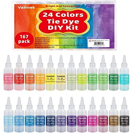 Vanstek 24 Colors Tie Dye DIY Kit $13.79 + Free shipping w/ Prime
