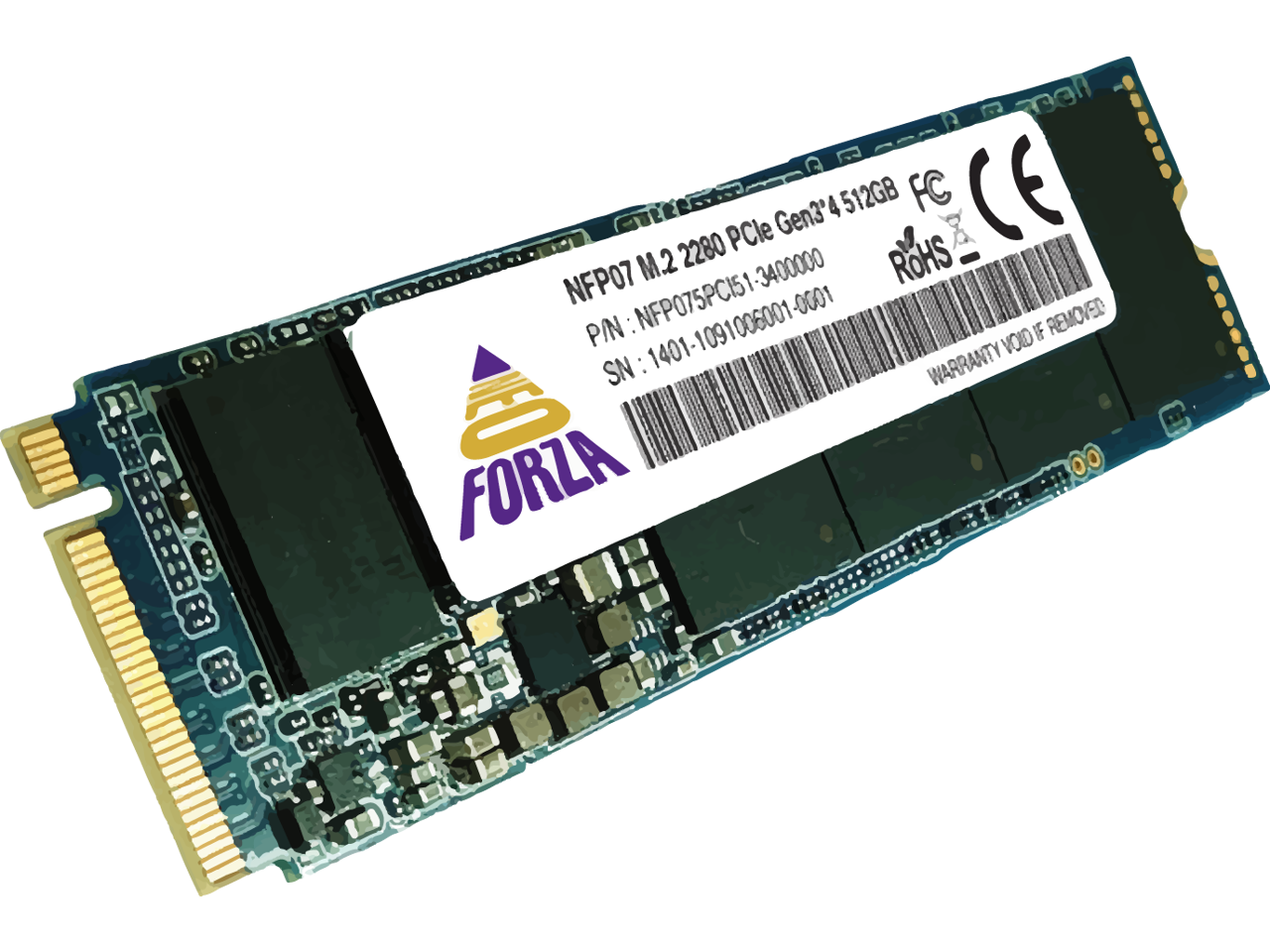 Neo Forza eSports 3400MB/s 512GB M.2 PCIe Internal SSD DRAM cache Solid State Drive for On-demand Intensive Applications (NFP075PCI51-3400200) for $64.99 w/ Free Shipping