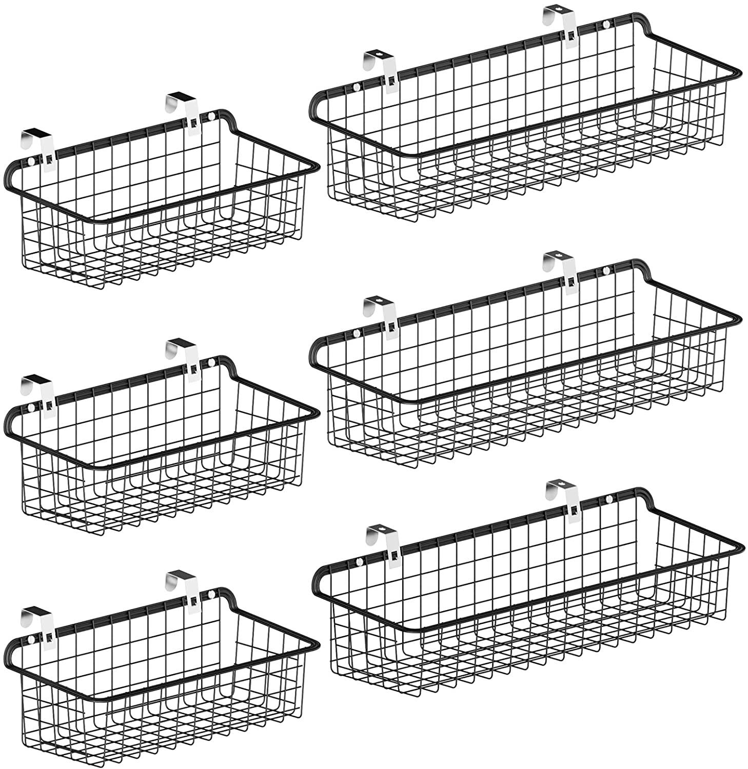 Cambond 6 Pack Wall Baskets $16.99, 3 Large and 3 Small