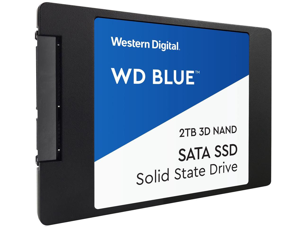 WD Blue 2TB Internal SSD [2.5", SATA III, 3D NAND] $169.99