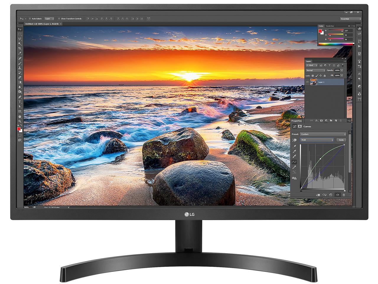 LG 27UK500-B Monitor [27", IPS, 3840 x 2160 (4K), 5 ms, 60 Hz] for $286.99 w/ FS after Code $289.98