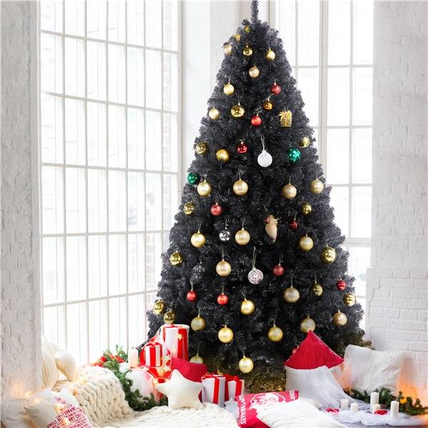 Easyfashion 7.5’ Hinged Spruce Artificial Christmas Tree with Foldable Stand Lifelike Holiday $101.10 + Free Shipping