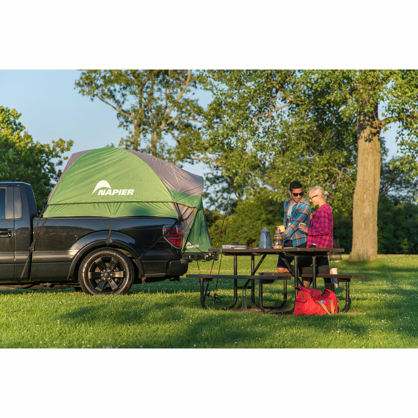 Napier Backroadz 13 Series 3 Season Full Size Long Truck Bed 2 Person Camp Tent - $114.99 + FS
