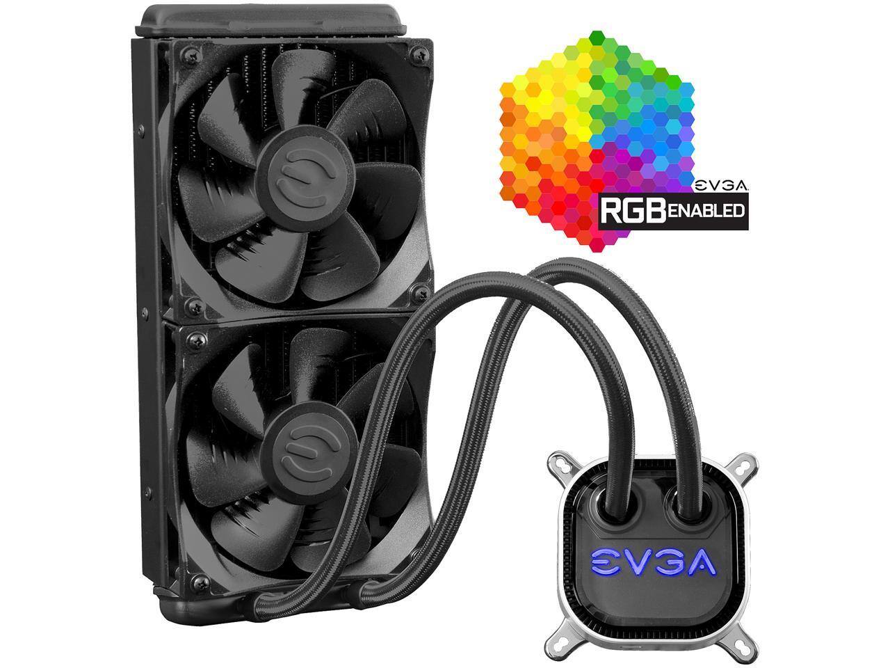 EVGA CLC 240mm All-In-One RGB LED CPU Liquid Cooler for $69.99 w/ FS