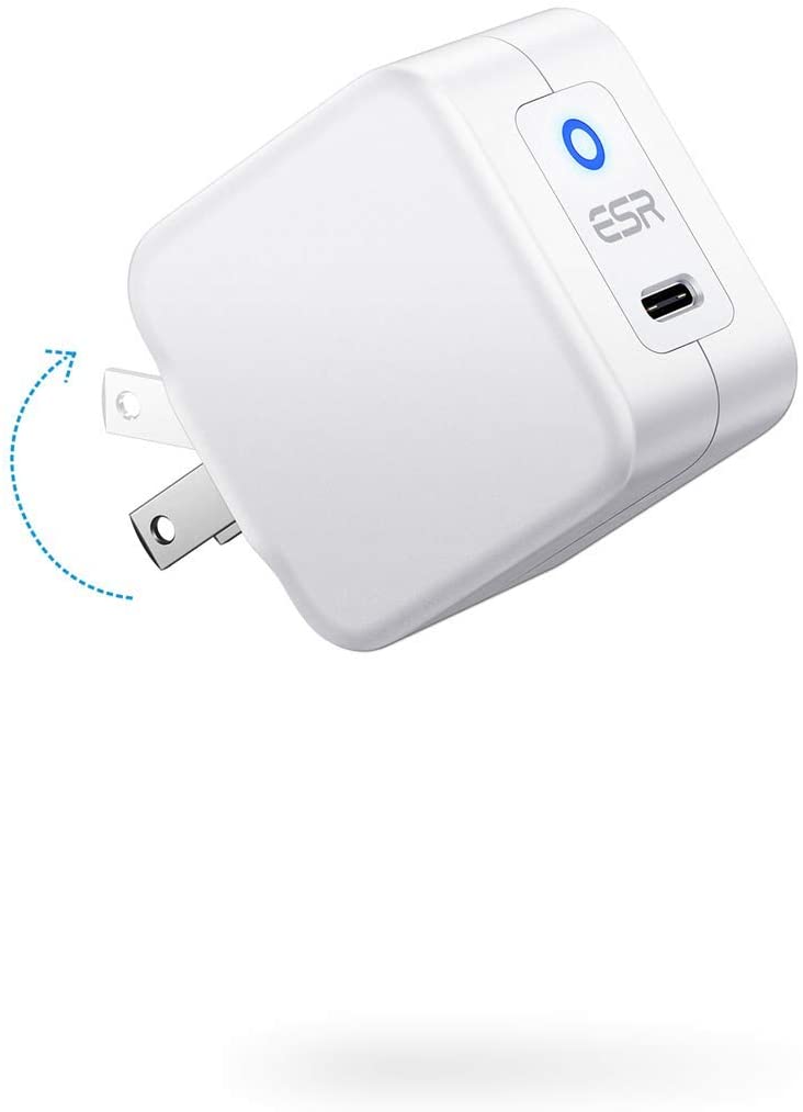 ESR 20W Mini USB C Fast PD Charger with Foldable Plug for iPhone 13, 12, 11, Samsung $7.79; Wireless Chargers from $7.19