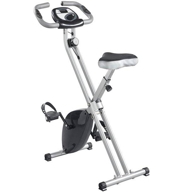 SKONYON Exercise Bike Folding Magnetic Upright Exercise Bike with Pulse $ 149+Free Shipping $149