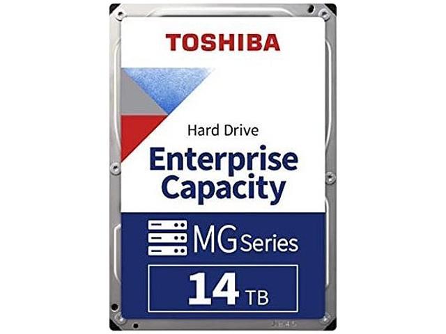TOSHIBA MG08 Series 14TB Hard Drive [7200 RPM, CMR, SATA 6.0Gb/s, 512MB cache] $269.99