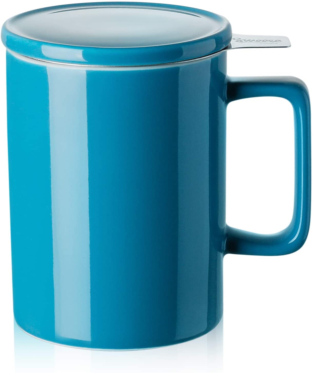 14 OZ Sweese Porcelain Tea Mug with Infuser and Lid $8.99