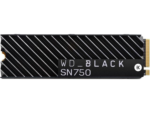 Western Digital WD BLACK SN750 NVMe M.2 2280 500GB (w/ Heatsink) $69.99