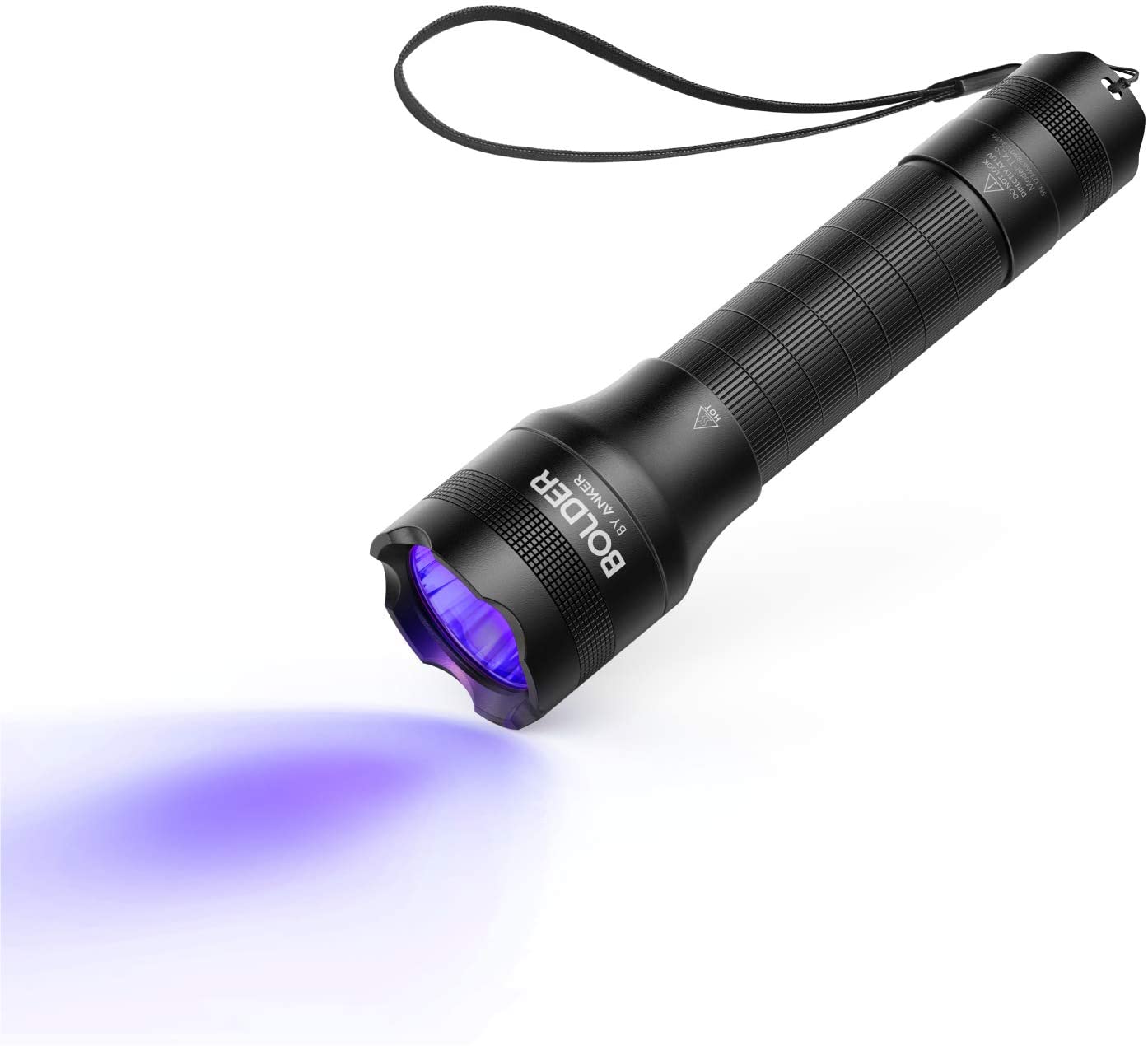 Anker Bolder UV flashlight Rechargeable,Pocket-size LED Torch, IPX5 Water Resistant, 18650 Battery Included $15.99 w/ Free Prime Shipping