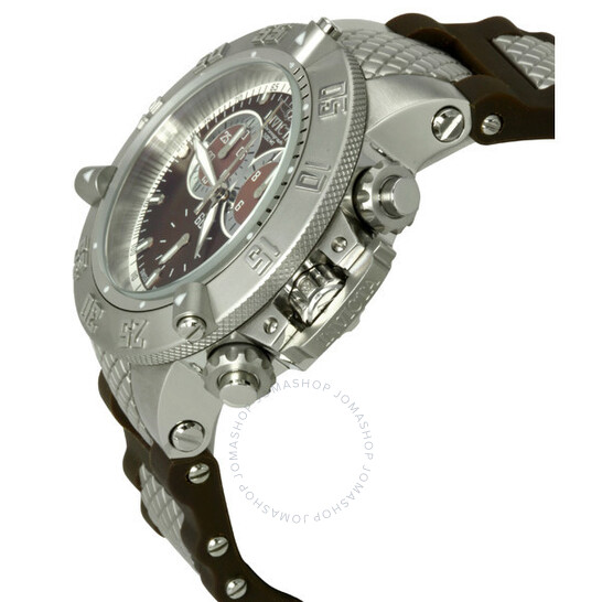 INVICTA Subaqua Noma Sports Chronograph Brown Dial Brown Rubber Men's Watch $229 + Free Shipping