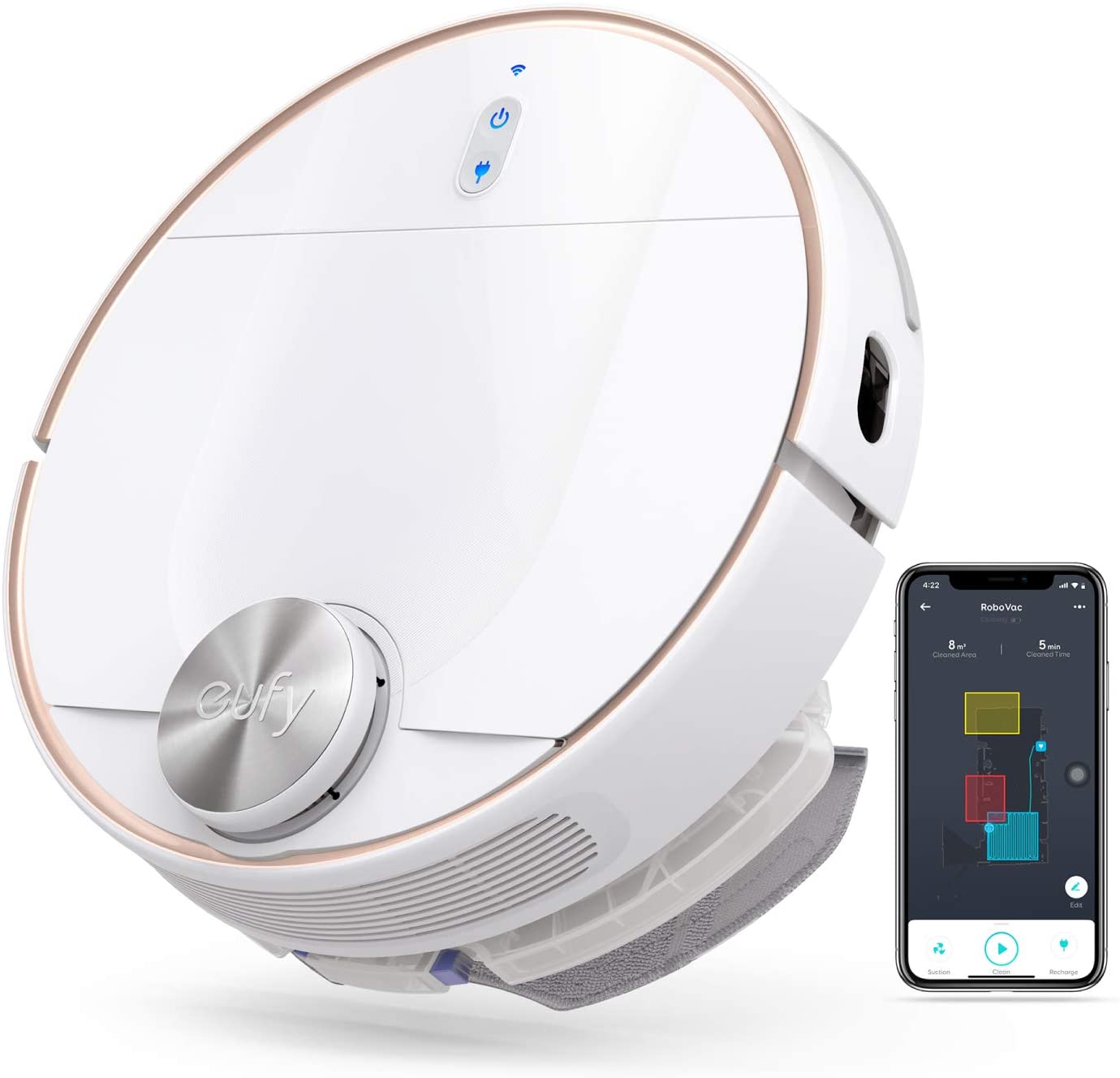 eufy by Anker, RoboVac L70 Hybrid, Robot Vacuum, iPath Laser Navigation, 2-in-1 Vacuum and Mop $339