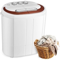 AEDILYS Portable Compact Mini Twin Tub Washing Machine$149.99 +Free Shipping