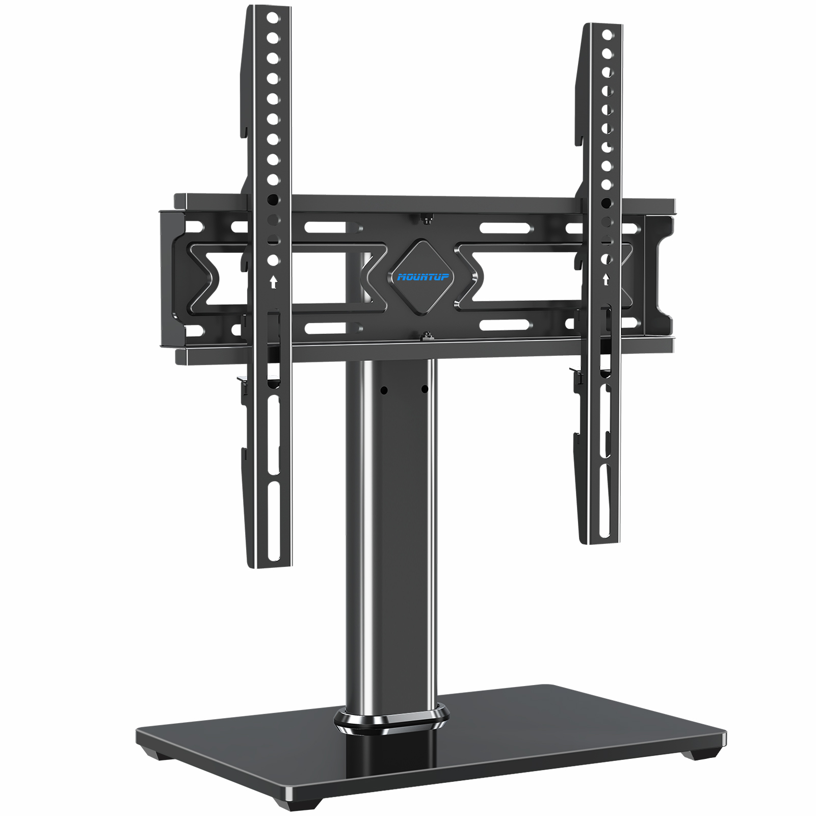 MOUNTUP Universal Swivel TV Stand for 37–55-inch TVs $24.97 with Clip Coupon + Free Shipping