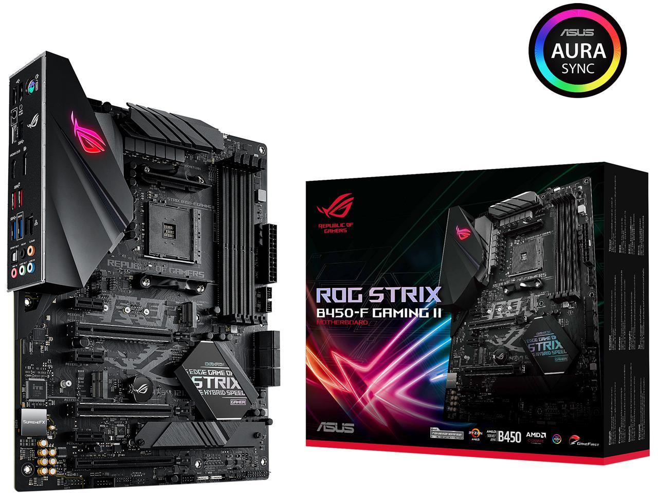 ASUS ROG Strix B450-F Gaming II AMD AM4 Motherboard $119.99