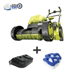 Sun Joe 48-Volt iON+ Cordless Brushless Lawn Mower Kit on sale for 212.04 + Free Shipping $212.04