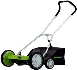 20-Inch 5-Blade Push Reel Lawn Mower with a Grass Catcher for $89.99 + Free Shipping