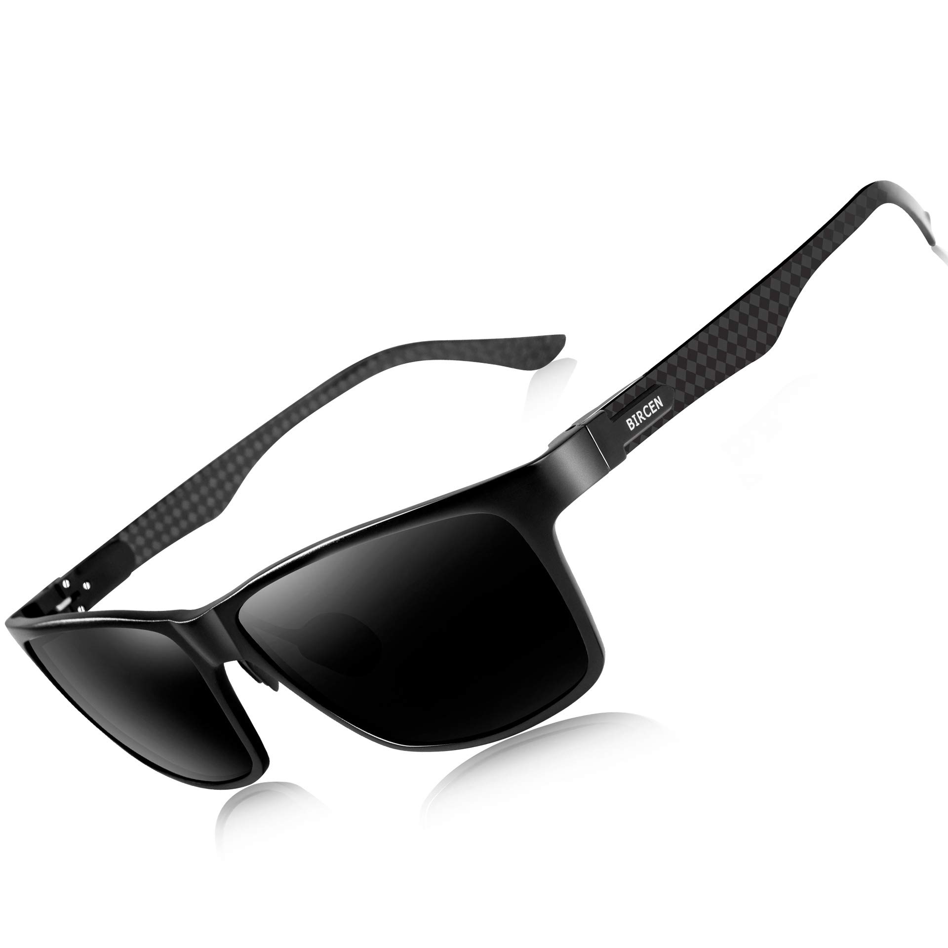 Bircen Men's Carbon Fiber Wayfarer Sunglasses (11 colors) from $14.40-$21.60., Free Shipping w/ Prime or $25+ orders