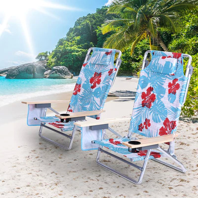 ALPHA CAMP Camping Folding Beach Chair for $129.60 + Free Shipping