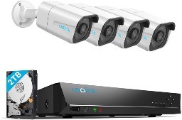 Reolink 4K H.265 Smart PoE Security Camera System w/ 2TB HDD for 24-7 Recording $397.99 + F/S