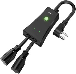 POWRUI 2-Outlet Outdoor Smart Plug Extender $10.99 + Free Prime Shipping or $25+ orders