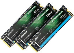 Inland 3-Pack 256GB Professional NVMe SSD M.2 2280 PCIe Gen 3.0x4 $84.99 on Amazon + Free Prime Shipping