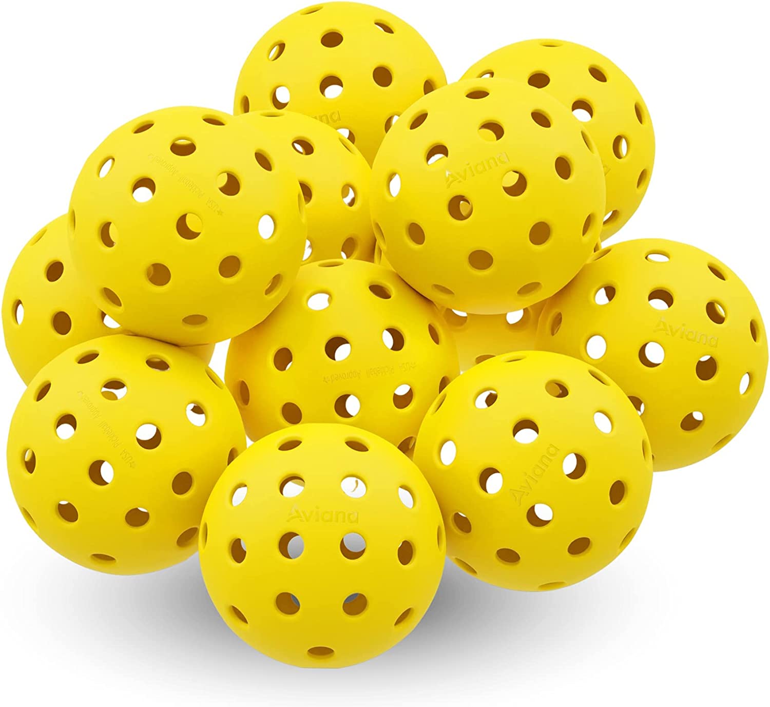 48 Pickleball Balls (Yellow or Green) Outdoor USAPA Approved $44 + Free Shipping