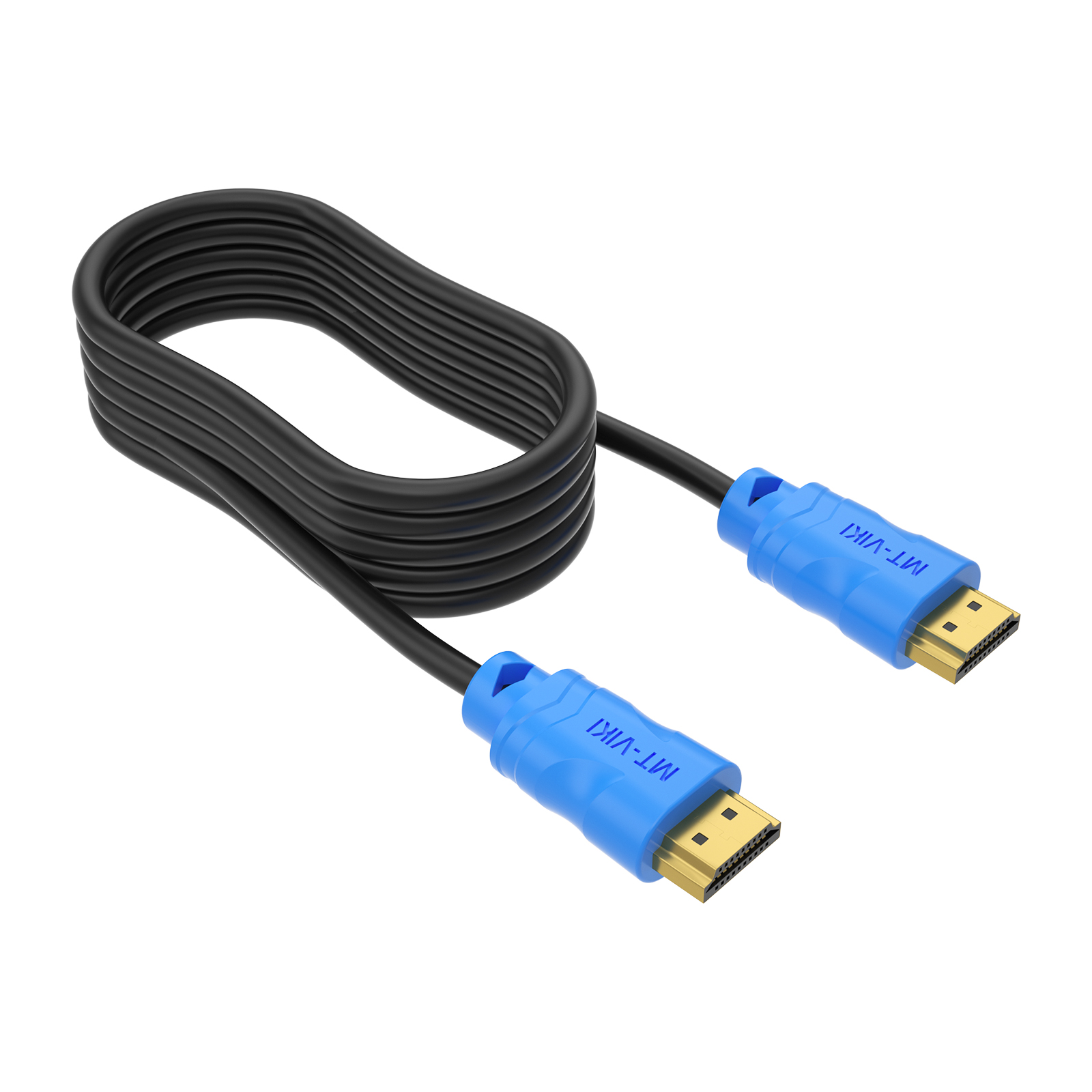 MTVIKI 6ft 4k 60Hz Certified Premium HDR HDMI Cable 3.06 + Free