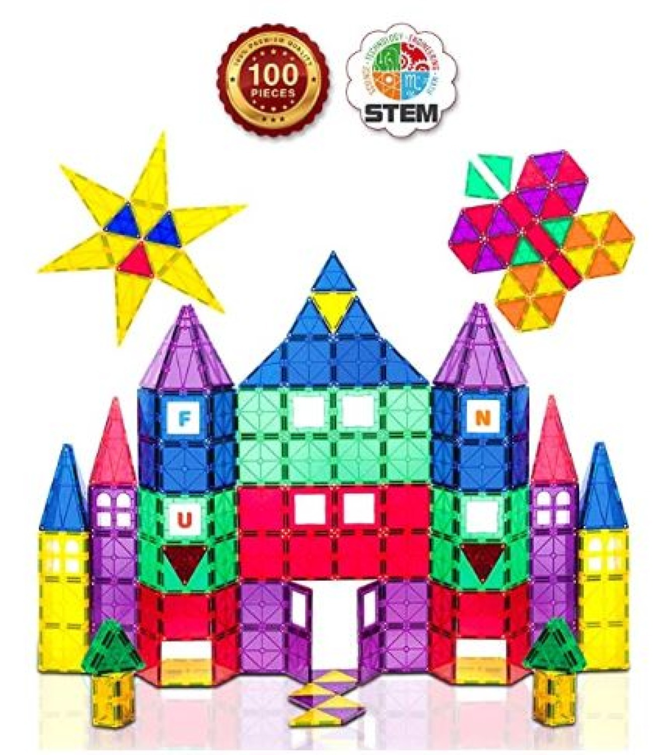 100-Piece Playmags 3D Magnetic Blocks $38 + Free Shipping