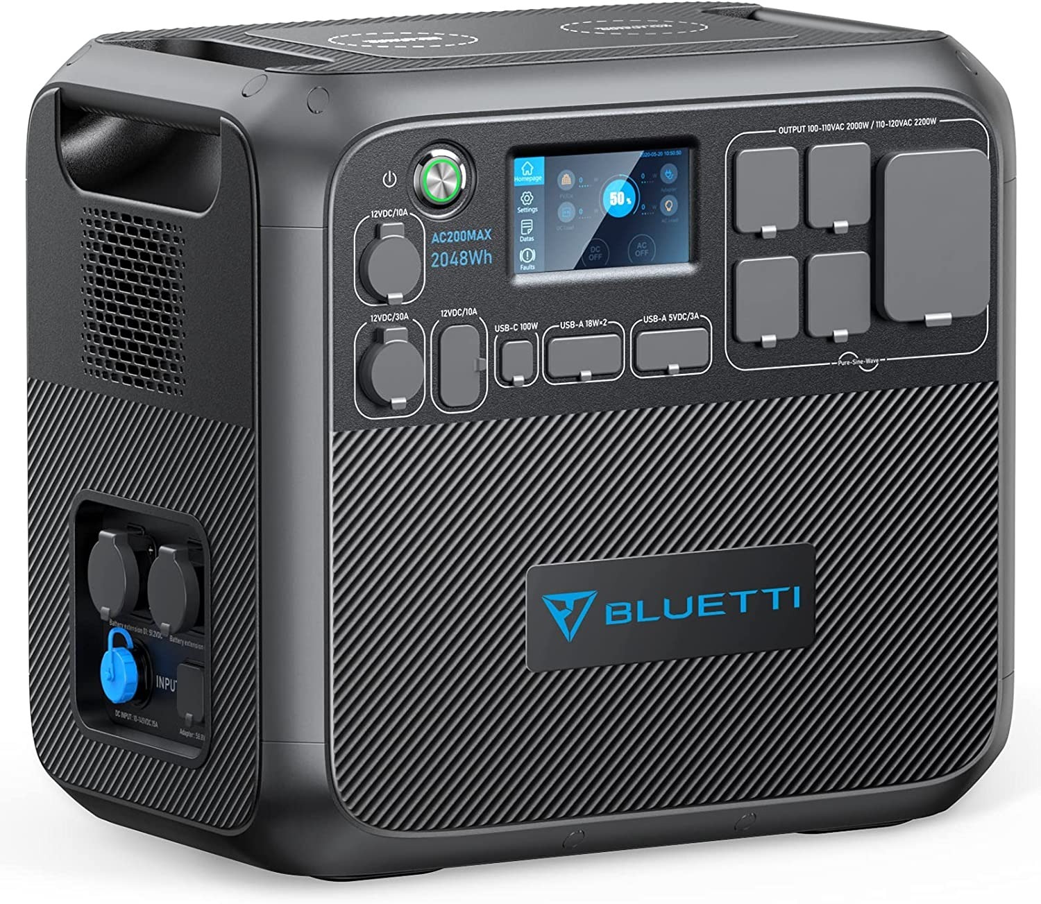 BLUETTI 2048Wh Portable Power Station (AC200MAX, LiFePO4 Battery Backup, x4 2200W AC Outlets, 4800W Peak) $1699 + Free Shipping