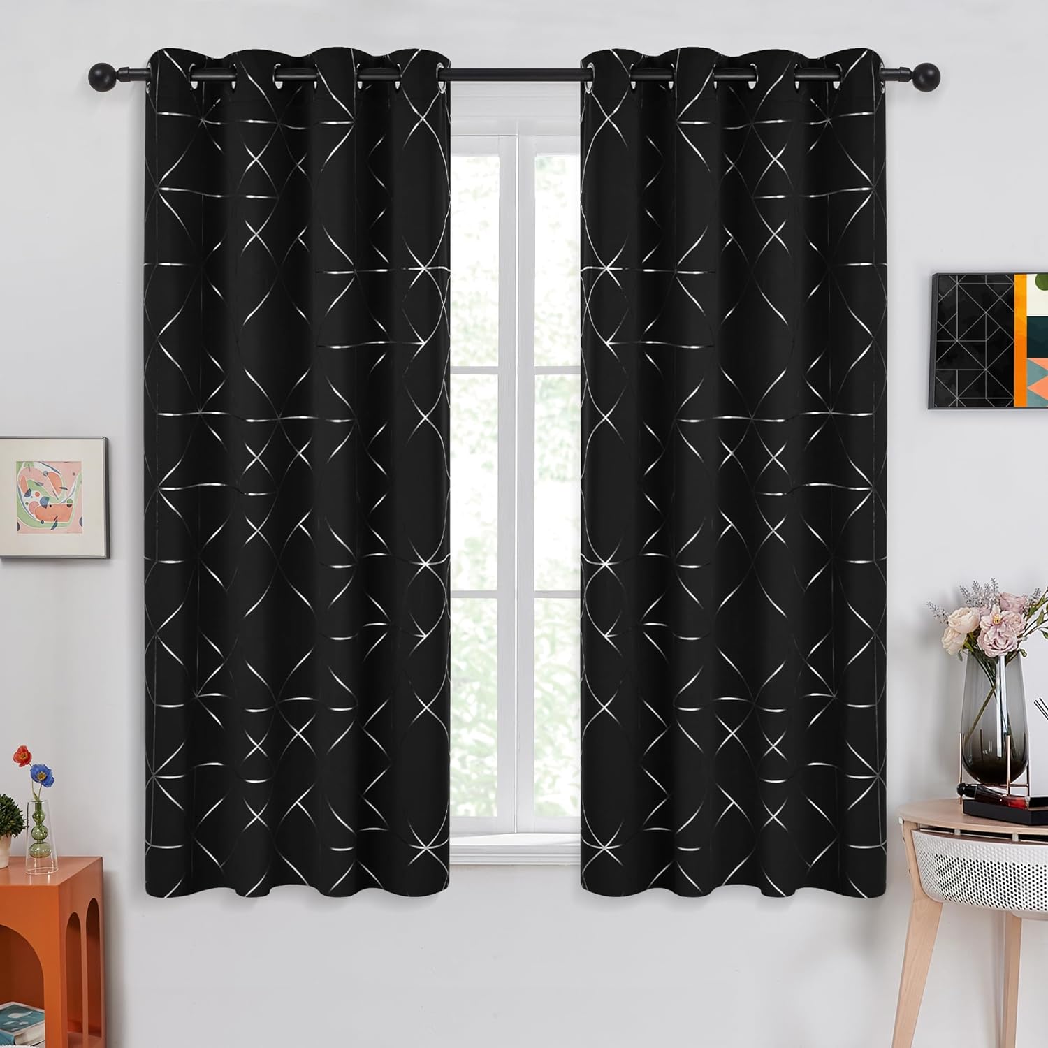 2-Pack Deconovo Long Thermal Insulated Blackout Curtains (Two Patterns) from $9.79 + Free Shipping w/ Prime or $35+ orders