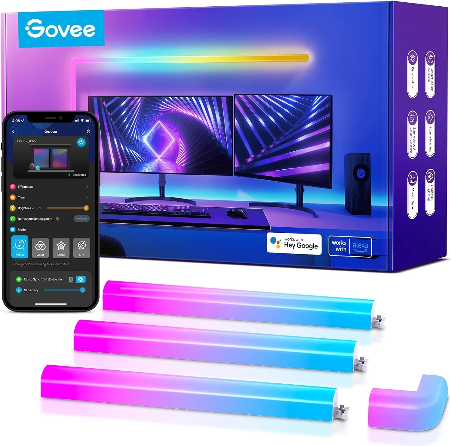 7-piece-govee-glide-rgbic-smart-led-wall-light