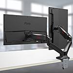 Pixio PS1D Dual Monitor Arm Gas Spring Full Motion Desk Mount up to two 32 inch computer screens (VESA 75 &amp; 100) for $39.99 + Free Shipping