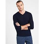 Banana Republic: Up to 40% Off Men's Sitewide, $18 Men's Supima Crew-New T-Shirt, $41 Merino Sweater, $58 Slim Jean+ Free Shipping on $50+ for Reward Members