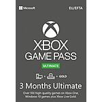 3 Months Xbox Game Pass Ultimate [Instant e-delivery] [VPN needed] $17.49