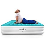 HOUSE DAY Premium Luxury Queen Air mattress with Built-in Electric Pump for $59.99 + Free Prime Shipping or $25+ orders