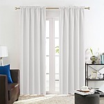 2-PK Deconovo Rod Pocket Solid Blackout Curtains ($7.48~$13.60 depending on size) (52&quot;x54&quot; - 52&quot;x108&quot;) + Free Shipping w/ Prime or $25+ orders